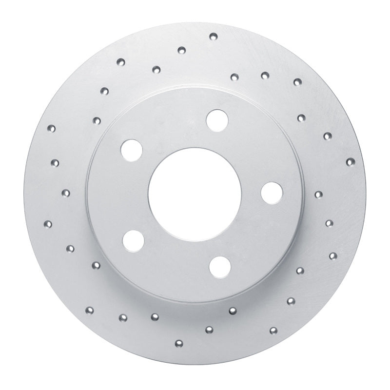 DFC 04-16 Buick Allure Rear Left Drilled Geoperformance Rotor