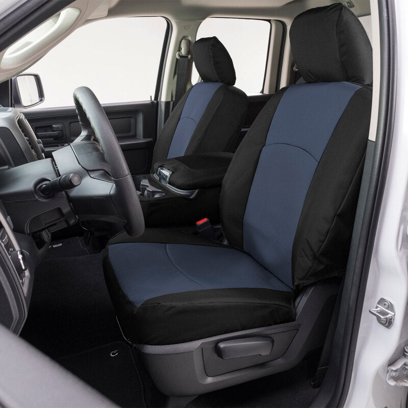 Covercraft 21-24 Dodge Durango Endura PrecisionFit Custom Front Row Seat Covers - Blue/Black