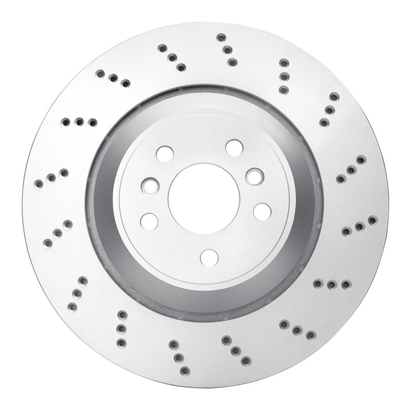 R1 2020-2025 BMW X4 Right Rear GeoSPEC Coated Rotor - Drilled
