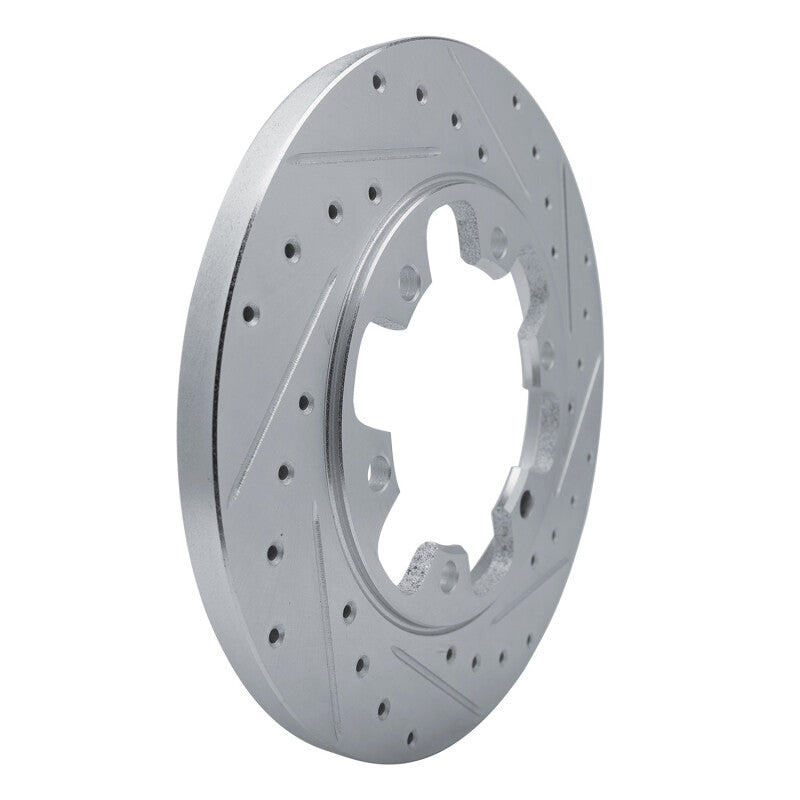 R1 15-25 Ford Transit-350/SRW Rear Right Drilled & Slotted Silver Brake Rotor