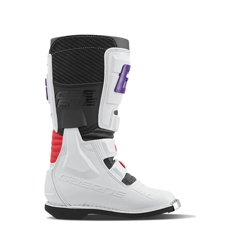 Gaerne GXJ Boot White/Red/Purple Size Youth - 7
