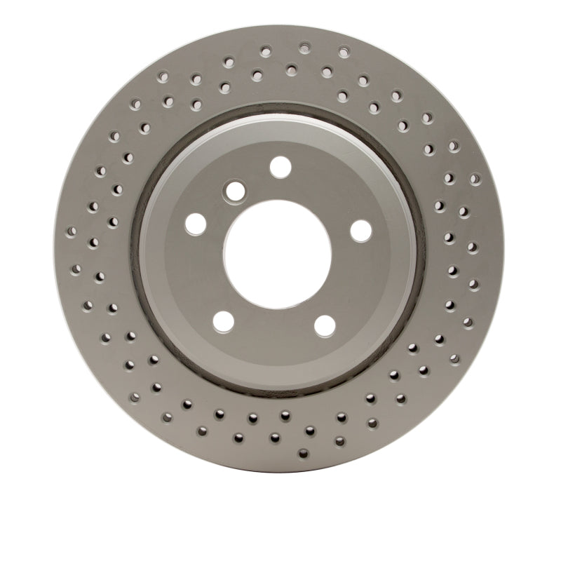 R1 01-06 BMW 330XI Rear Drilled GeoSPEC Coated Rotor