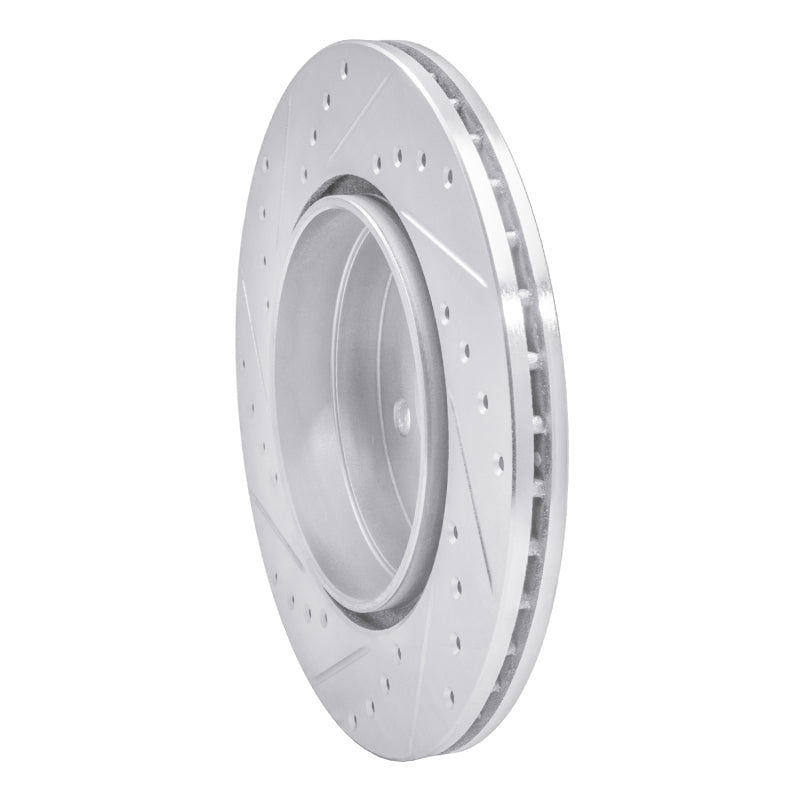 R1 92-99 Mercedes-Benz 500SEL Rear Right Drilled & Slotted Silver Brake Rotor
