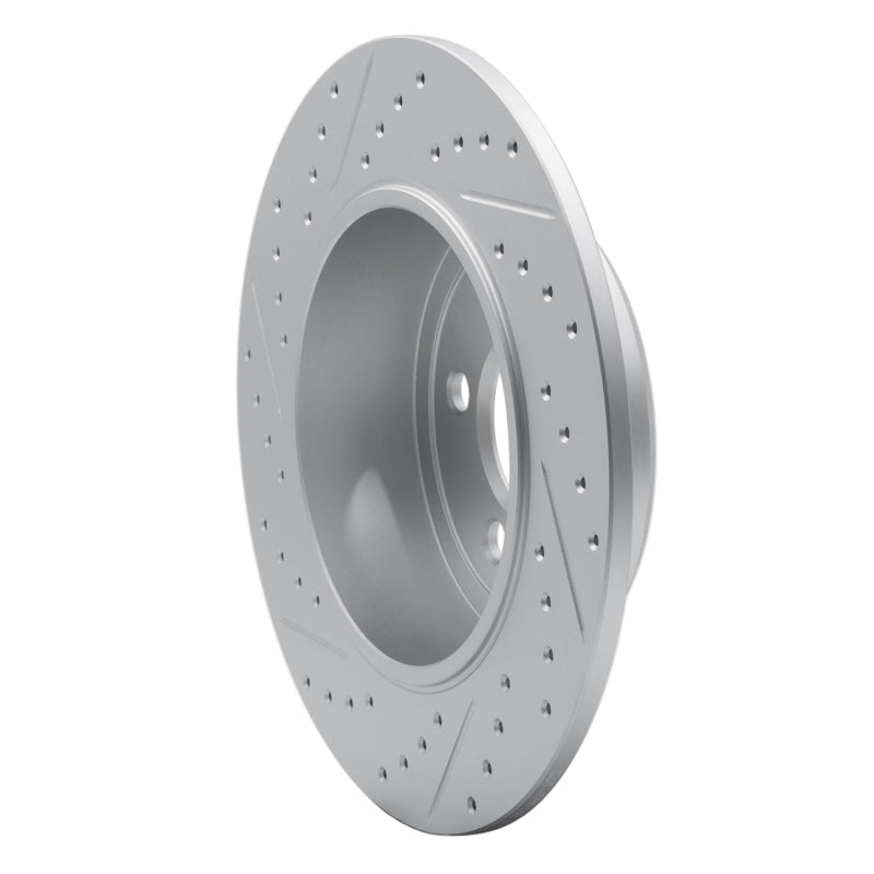 R1 04-10 Toyota Sienna Rear Right Drilled & Slotted Geo-Carbon Rotor