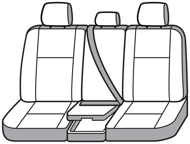 Covercraft 15-20 Ford F150 Endura PrecisionFit Custom Front Row Seat Covers - Charcoal/Black