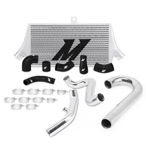 Mishimoto 08-14 Subaru WRX Top-Mount Intercooler Kit - Powder Coated Black & Red Hoses