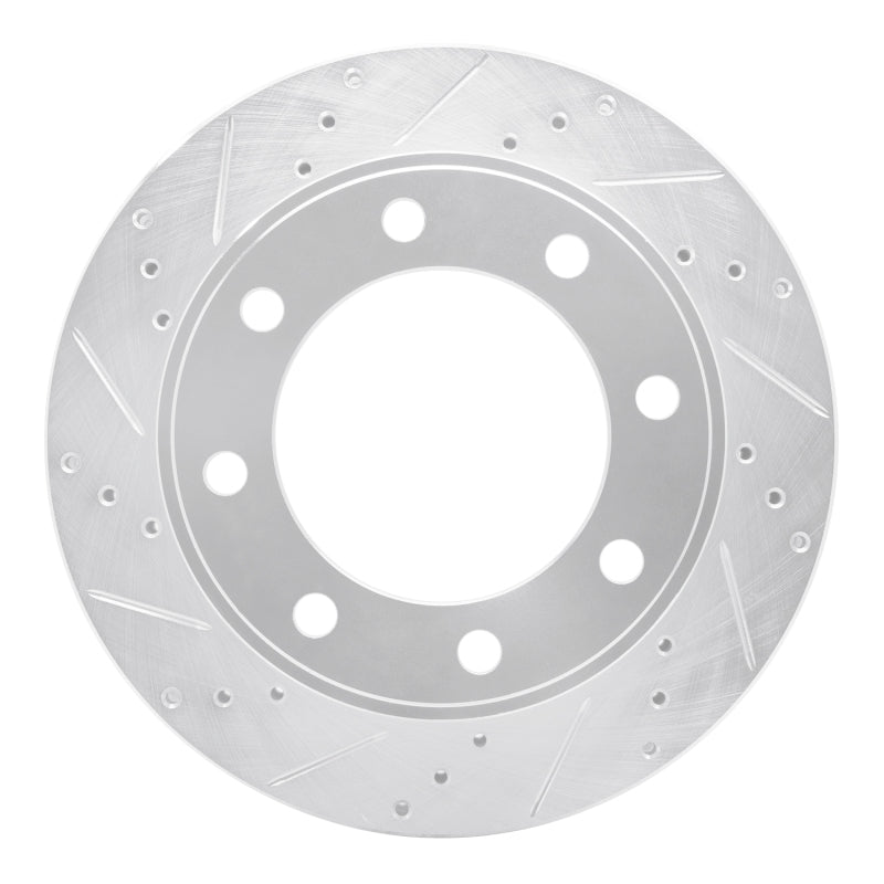 DFC 99-05 Ford F-250 4WD (Super Duty) Front Left Drilled & Slotted Silver Brake Rotor