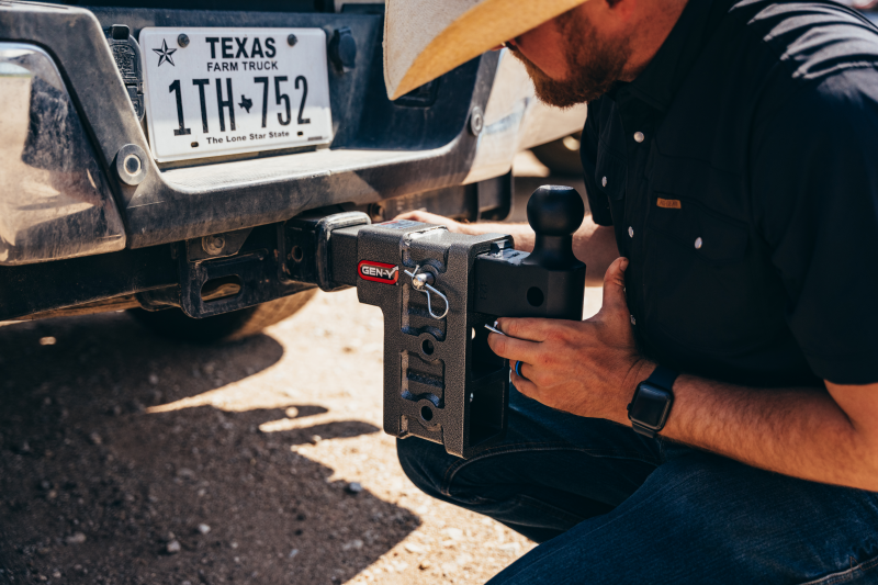 Gen-Y Mega Duty 2in Shank 5in Drop 2K TW 16K Hitch w/GH-051 Dual-Ball/GH-032 Pintle Lock