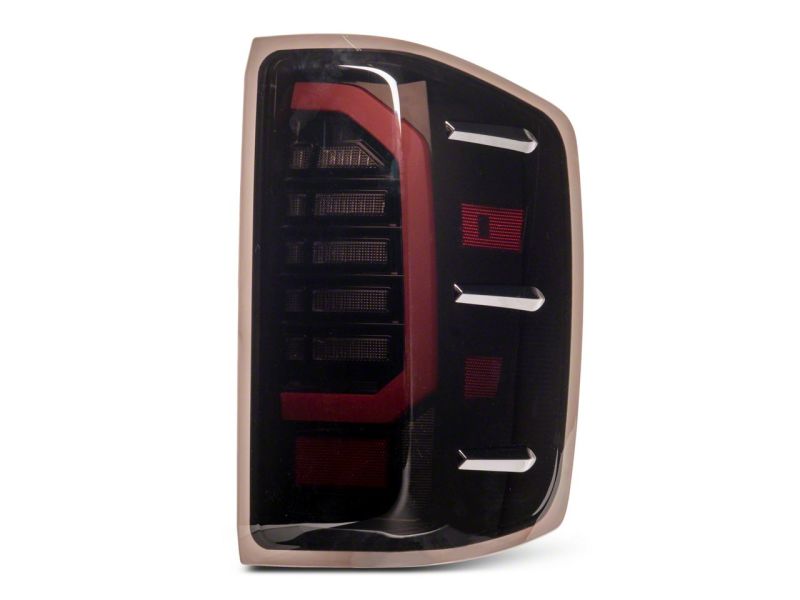 Raxiom 14-18 Chevrolet Silverado 1500 Axial Series LED Tail Lights- Black Housing (Smoked Lens)