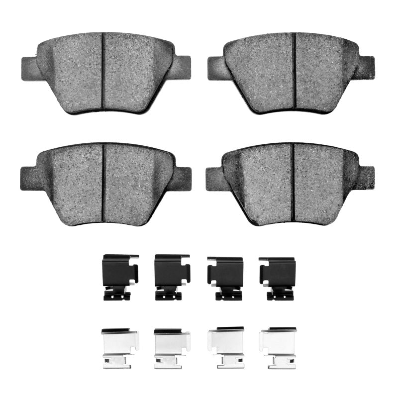 R1 2005-2016 Audi A3 Quattro Rear R1 Euro Ceramic Pads & Hardware Kit