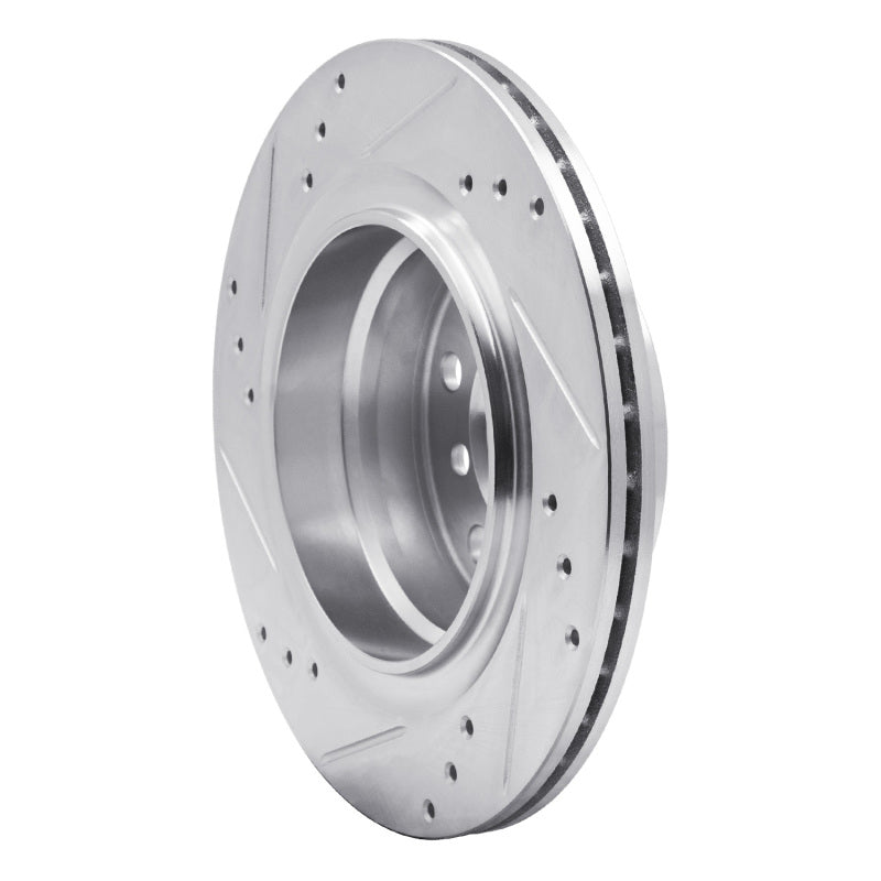 DFC 03-08 BMW Z4 Rear Right Drilled & Slotted Silver Brake Rotor