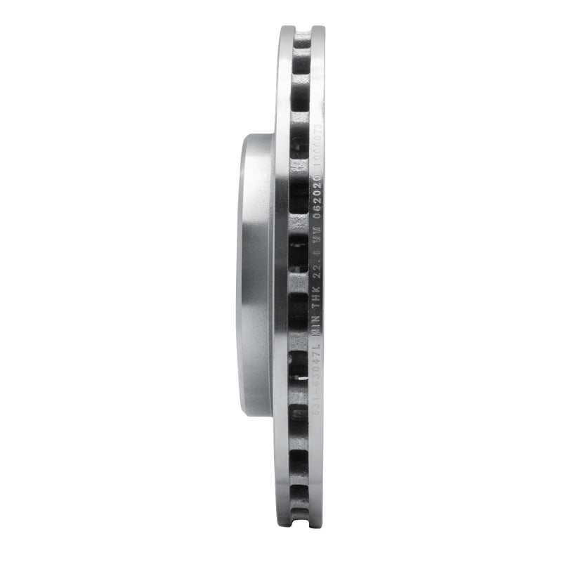 R1 96-15 Mercedes-Benz C240 Front Left Drilled & Slotted Silver Brake Rotor