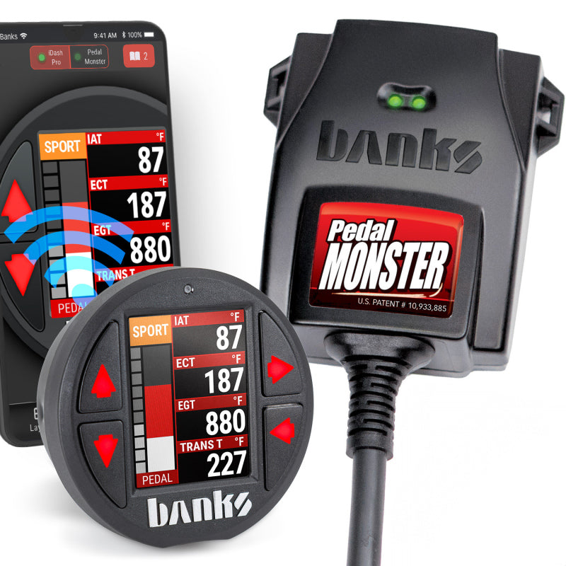 Banks Power Pedal Monster Kit Sumitomo TS 025 Sealed Series 6-Way CONFIG 2 PM-06 With iDash Pro