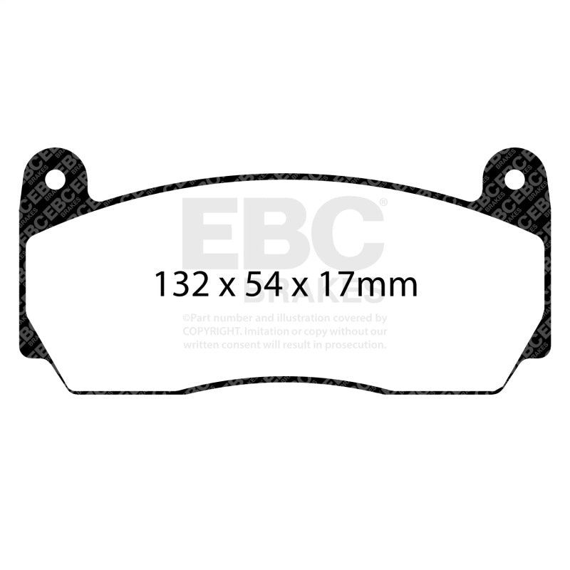 EBC Racing 12-19 BMW 3-Series (F30/F31/F34) Apollo-4 Caliper Yellowstuff Racing Brake Pad