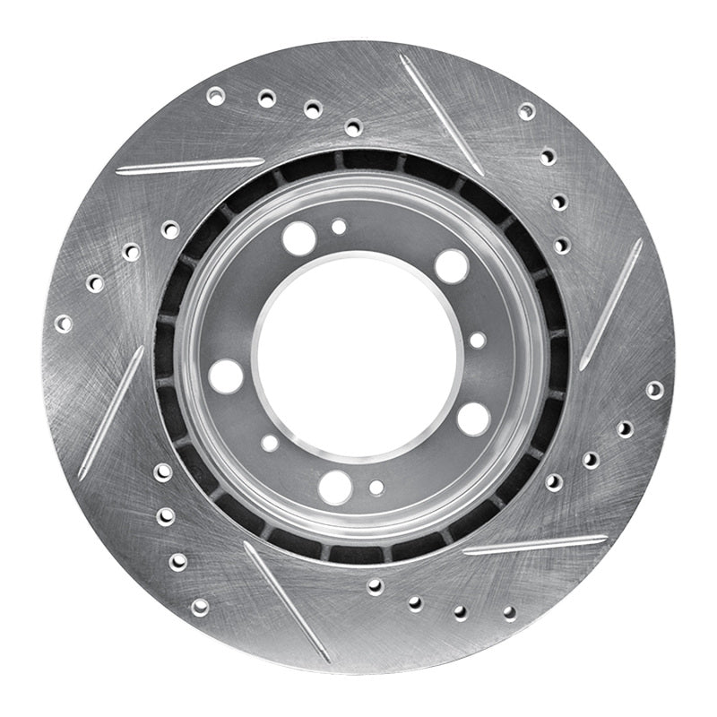DFC 97-04 Porsche Boxster Rear Left Drilled & Slotted Silver Brake Rotor