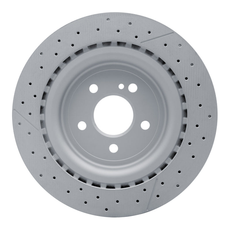 R1 12-20 Mercedes-Benz SLC43 AMG Rear Drilled & Slotted Carbon Alloy GeoMET Rotor