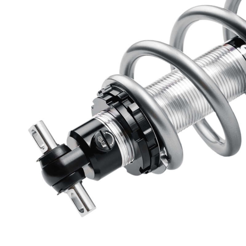QA1 GM Pro Front Coil-Over System - Single Adj. - 10in x 600lbs/in - Flat Large - Aluminum