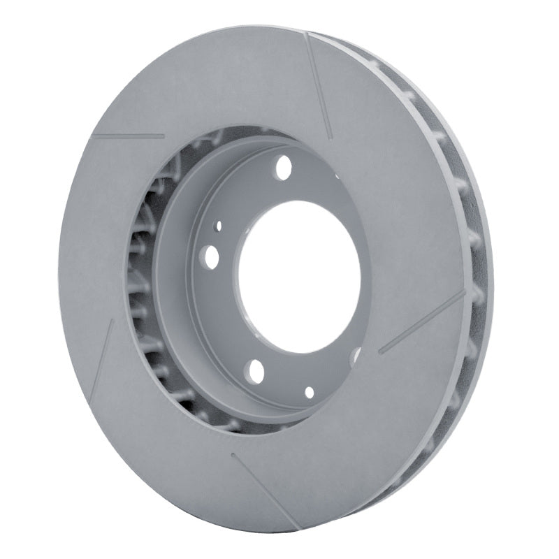 R1 82-85 Porsche 928 Right Front Slotted Carbon Alloy GeoMET Rotor