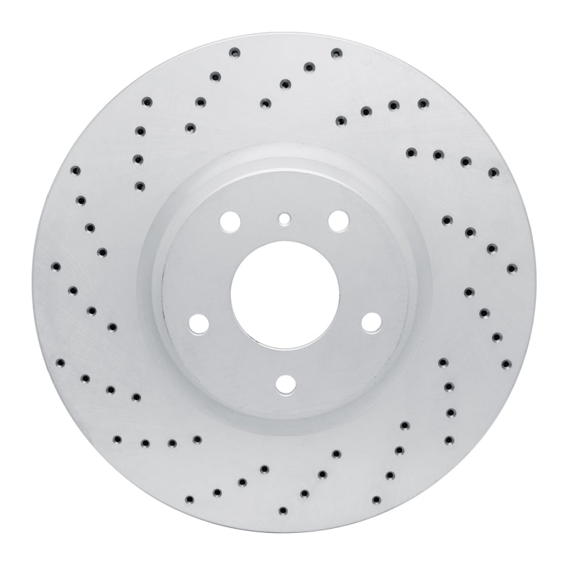 DFC 07-15 Infiniti G37 Front Left Drilled Geoperformance Rotor