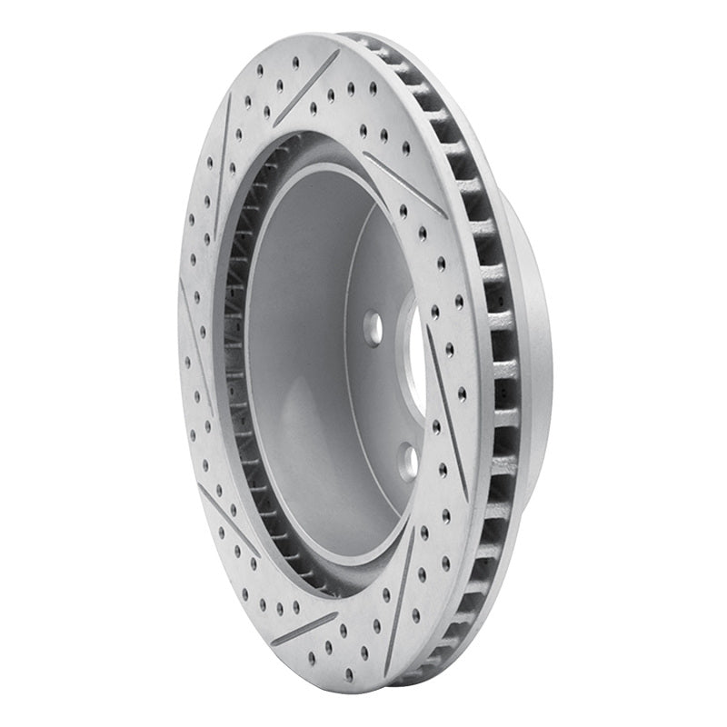 R1 04-06 Dodge Ram 1500 Pickup Rear Right Drilled & Slotted Geo-Carbon Rotor