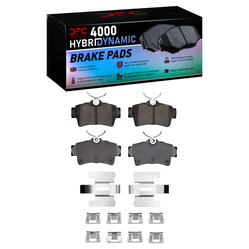 DFC 94-04 Ford Mustang Rear 4000 HybriDynamic Brake Pads and Hardware Kit