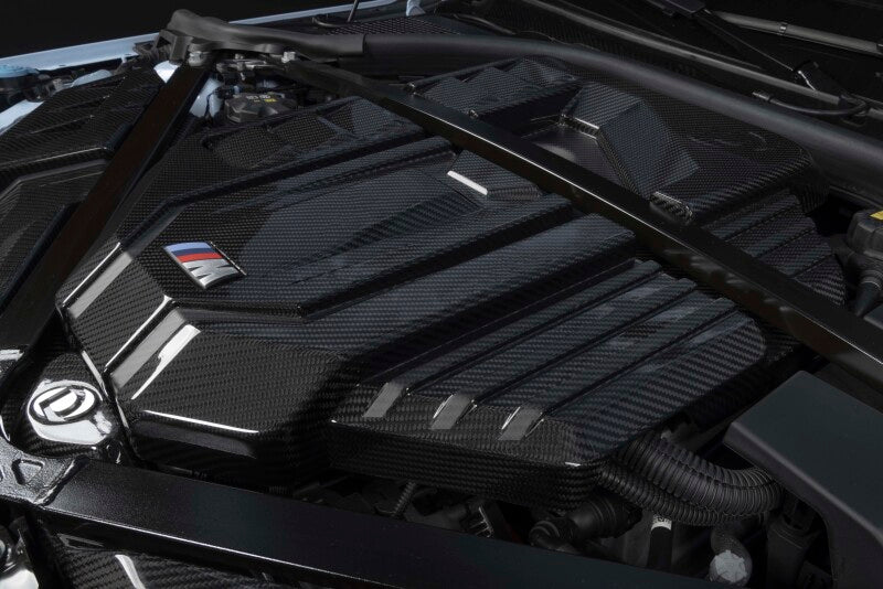 Dinan 21-27 BMW M2/M3/M4 (G80/G82/G87) Gloss Carbon Fiber Engine Cover w/Matte Accents