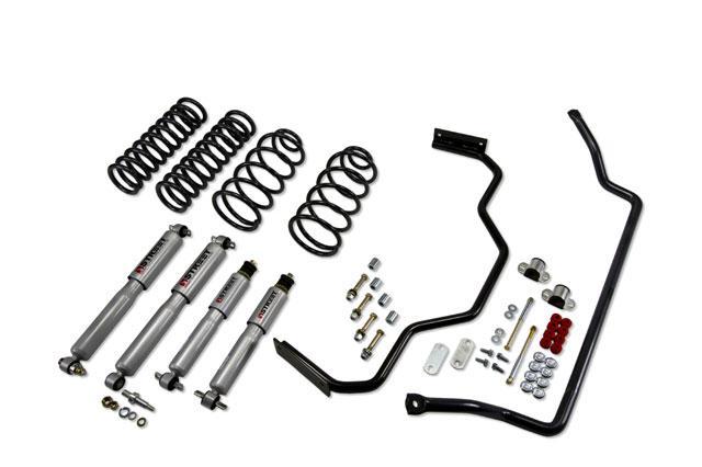 Belltech 79-93 Ford Mustang Fox 2in. F/2in. R drop Muscle Car Performance