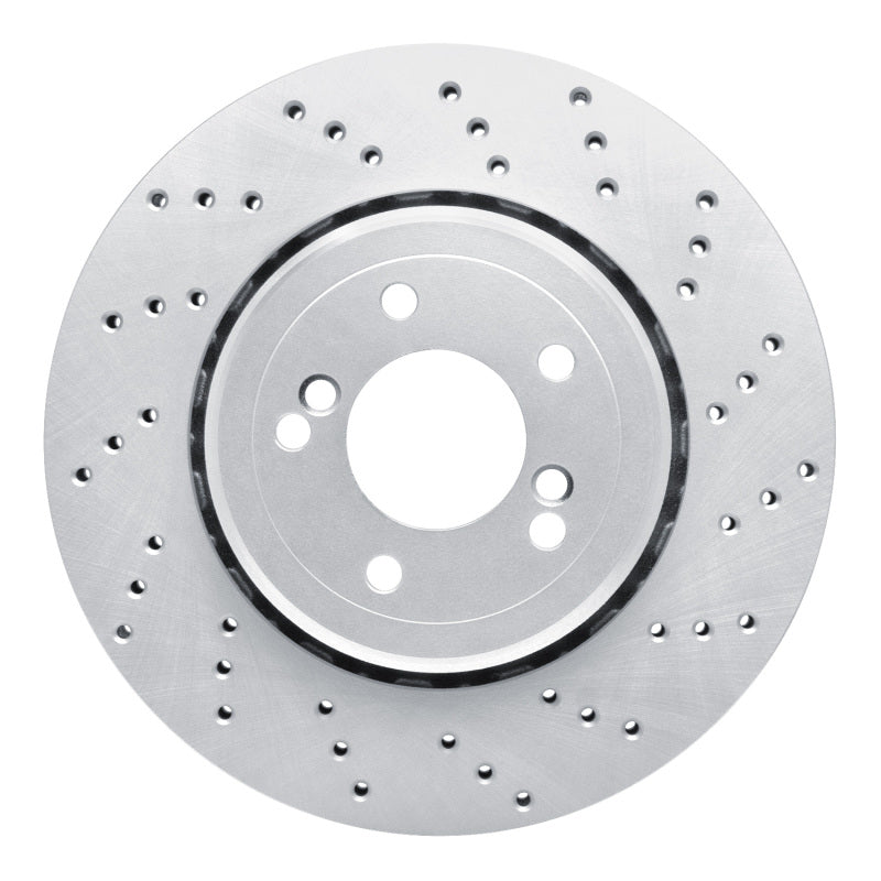 DFC 08-13 BMW M3 Right Rear Drilled GeoSPEC Coated Rotor