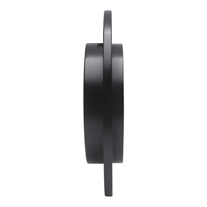 R1 02-10 Ford Explorer Rear Right Drilled & Slotted Black Brake Rotor