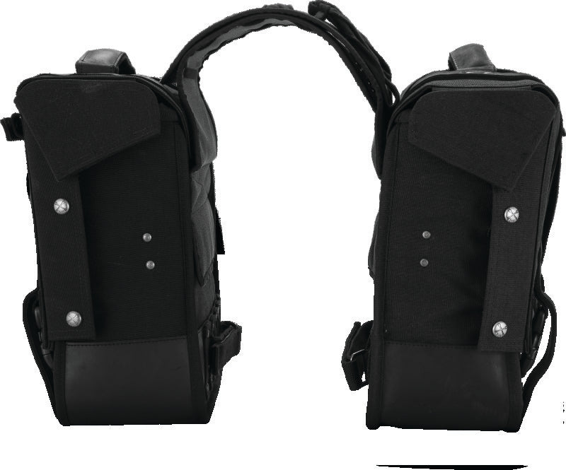 Burly Brand Throw-over Saddlebag - Black