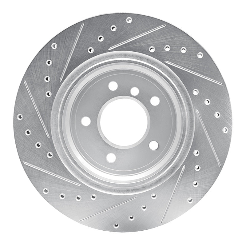 DFC 95-03 BMW Z8 Rear Right Drilled & Slotted Silver Brake Rotor