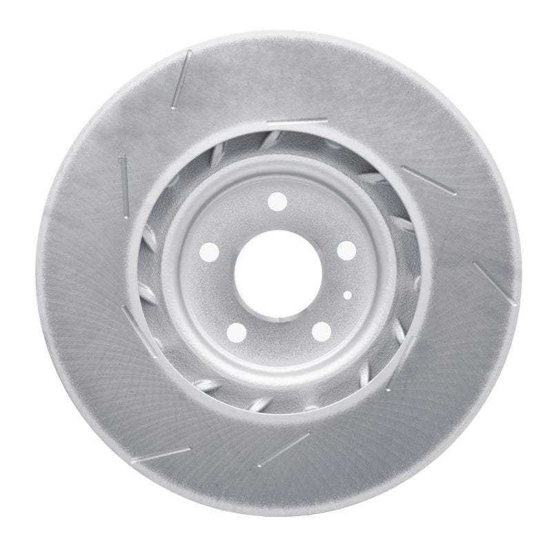 R1 15-23 Porsche Macan Right Front Slotted Carbon Alloy GeoMET Rotor
