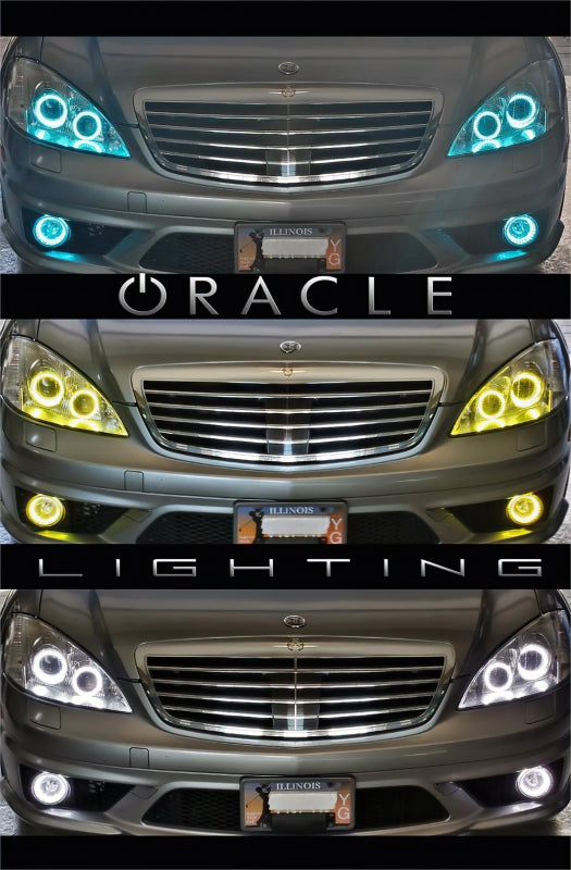 Oracle Mercedes Benz S-Class 07-09 Halo Kit - ColorSHIFT w/ Simple Controller