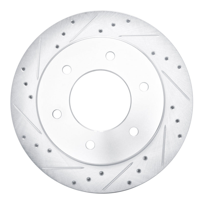 DFC 19-25 Ford Ranger (USA/Canada) Rear Left Drilled & Slotted Silver Brake Rotor