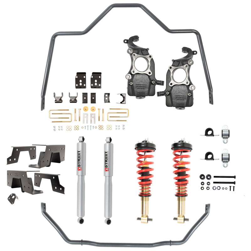 Belltech 21+ Ford F-150 2WD Performance Handling Kit (3-5.5in Front/6.5in Rear Drop )