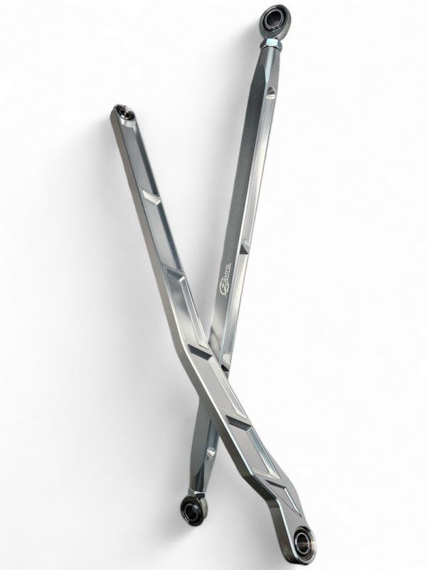 Elektric Offroad 2022+ Polaris Rzr Pro Rurbo R Billet High Clearance Radius Rods Anodized Clear
