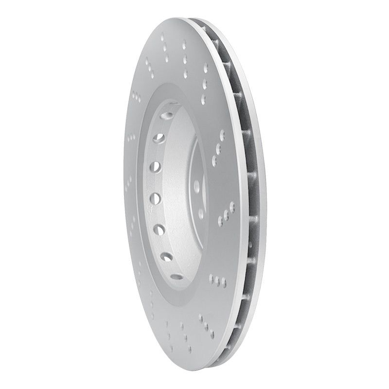 R1 20-25 BMW X3 Left Rear Drilled Carbon Alloy GeoMET Rotor