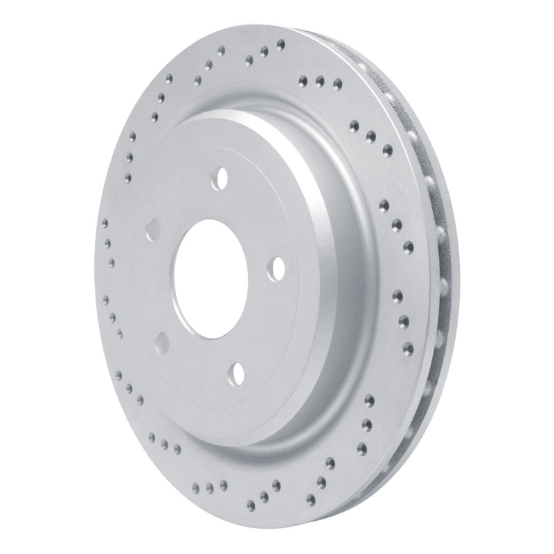 DFC 97-13 Cadillac Xlr Rear Left Drilled Geoperformance Rotor