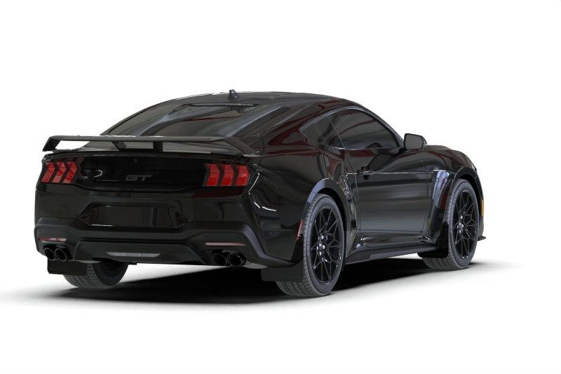 Rally Armor 24-26 Ford Mustang Black UR Mud Flap w/ Metallic Black Logo