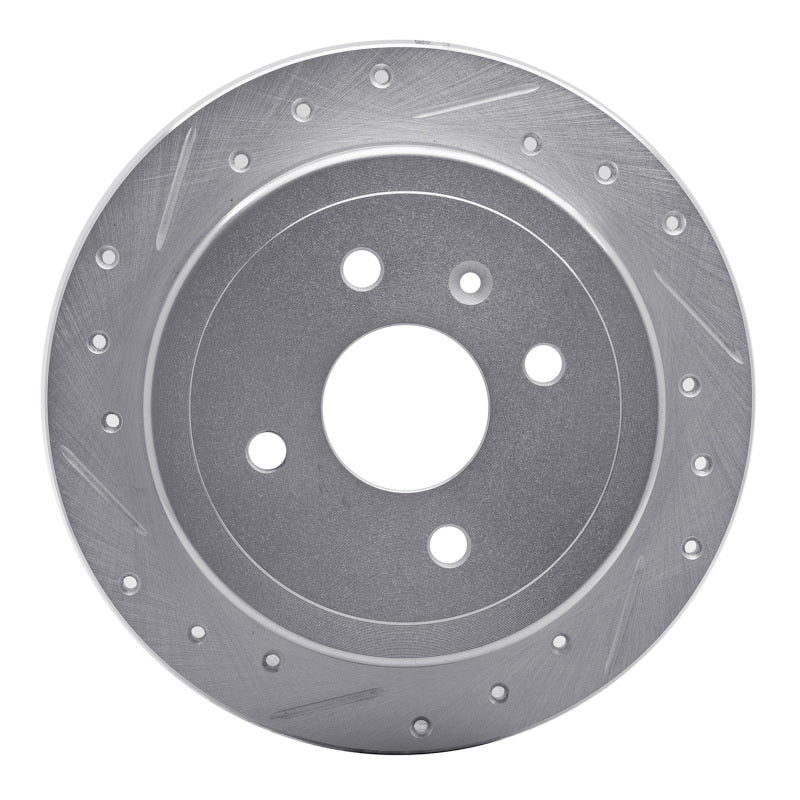 DFC 99-02 Daewoo Nubira Rear Left Drilled & Slotted Silver Brake Rotor