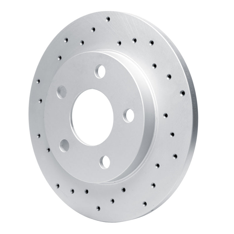 DFC 04-16 Buick Allure Rear Left Drilled Geoperformance Rotor