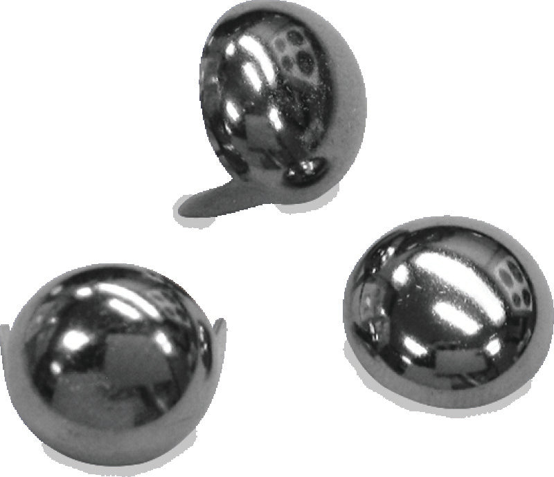 Mustang Studs 12.5mm (Bag of 20) - Chrome