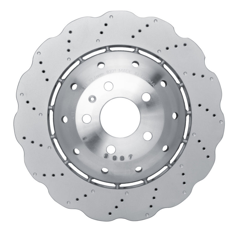 DFC 13-24 Audi R8 Front Drilled Hi-Carbon Alloy Geomet Coated Rotor