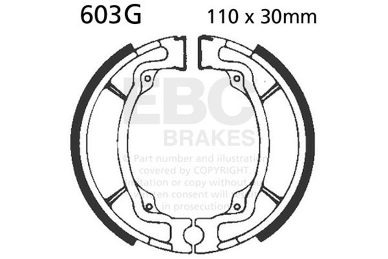 EBC 80-87 Kawasaki KD 80 M Front Left/Right Sintered HH Brake Pads
