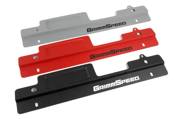 GrimmSpeed 08+ Subaru Impreza/WRX/STI Radiator Shroud w/Tool Tray - Black