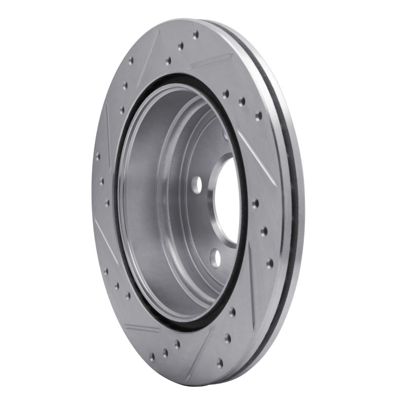 R1 06-20 BMW 420i (Mexico) Rear Right Drilled & Slotted Silver Brake Rotor