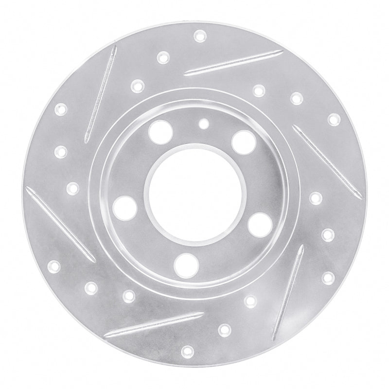 DFC 98-24 Audi TT Rear Right Drilled & Slotted Silver Brake Rotor