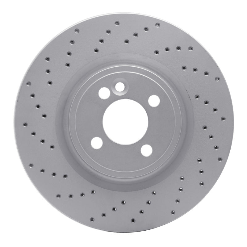 DFC 09-14 Mini Cooper Clubman Front Left Drilled Geoperformance Rotor