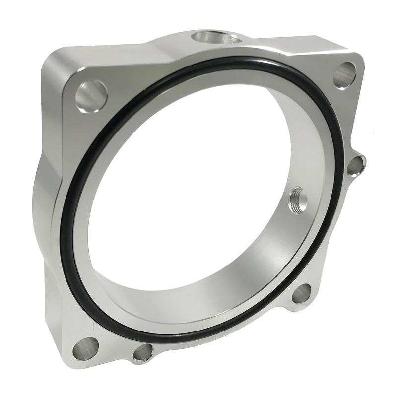 Torque Solution Throttle Body Spacer (Red): Hyundai Genesis Coupe 2.0T 10-12