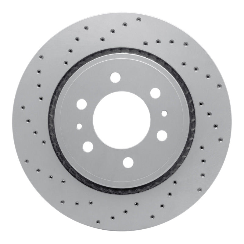 DFC 07-21 Ford F-150 Rwd Front Left Drilled Geoperformance Rotor